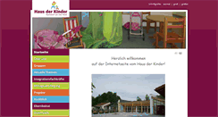 Desktop Screenshot of haus-der-kinder.com