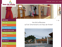 Tablet Screenshot of haus-der-kinder.com